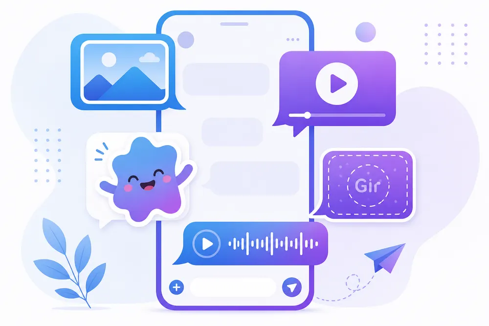 Telegram Medienfunktionen: Fotos, Videos und Dateien teilen