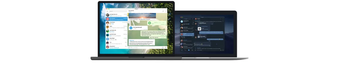 Telegram gleichzeitig auf Laptop und Notebook nutzen